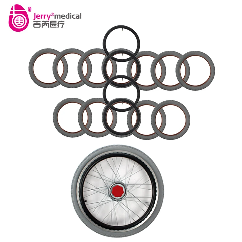 jerry JERRY PU wheel tires inner tube outer tire 8 10 12 18 22 inch inflatable Jirui electric wheelchair accessories
