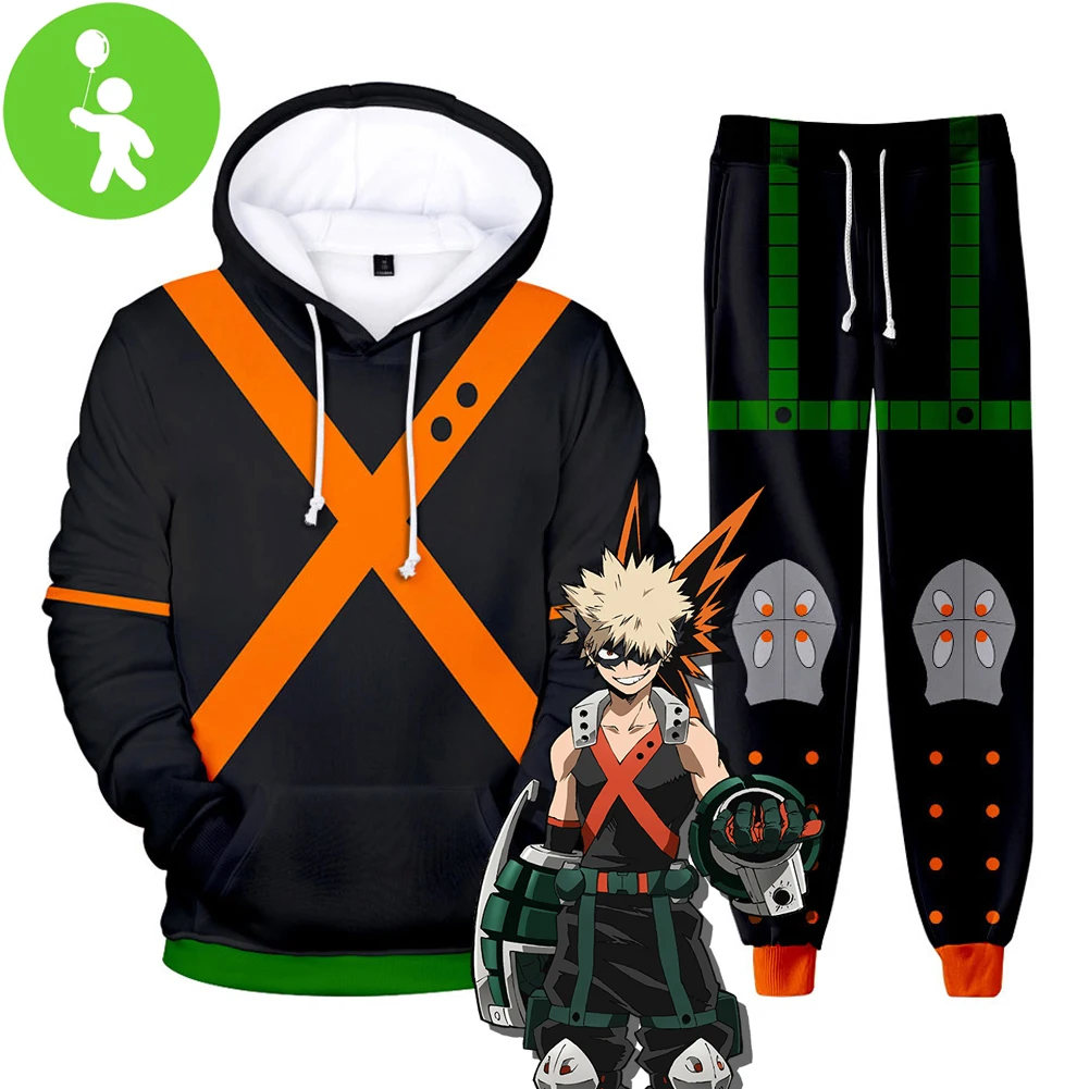 My Hero Academia Kostuum Heren Anime Midoriya Izuku Bakugou Katsuki Todoroki Shoto School Uniform Outfit Halloween Cosplay Party Dress Up Volledige Set