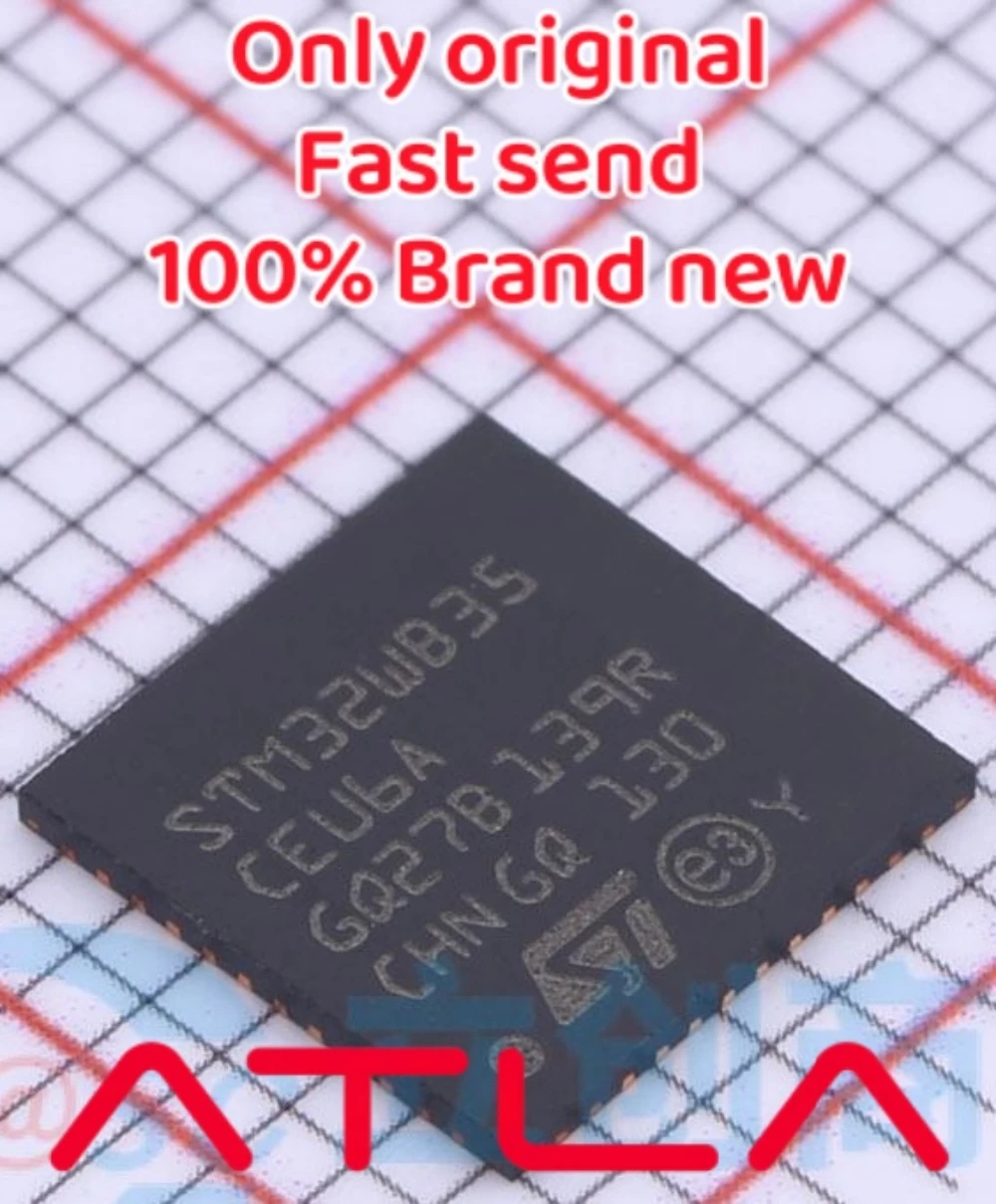 

STM32WB35CEU6A сверхнизкая Мощность DUAL CORE ARM CO