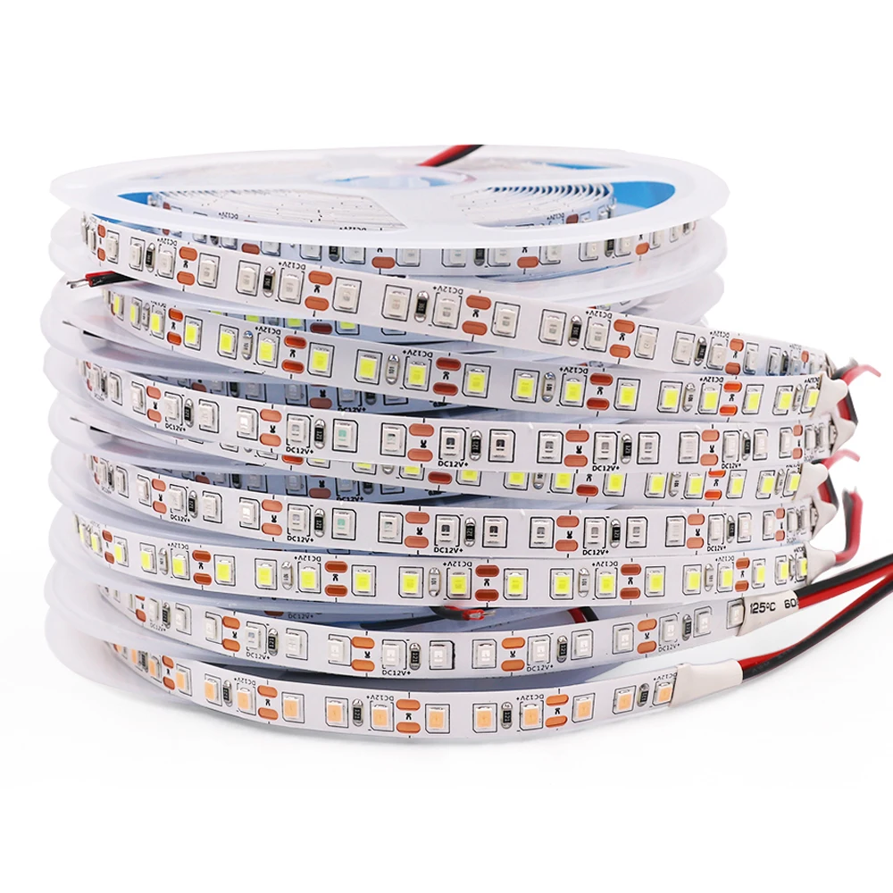 12V LED Strip LED Lights SMD2835 Flexible LED Tape 60Leds/m 120Leds/m Waterproof Ribbon Diode White Warm White Red Green Blue