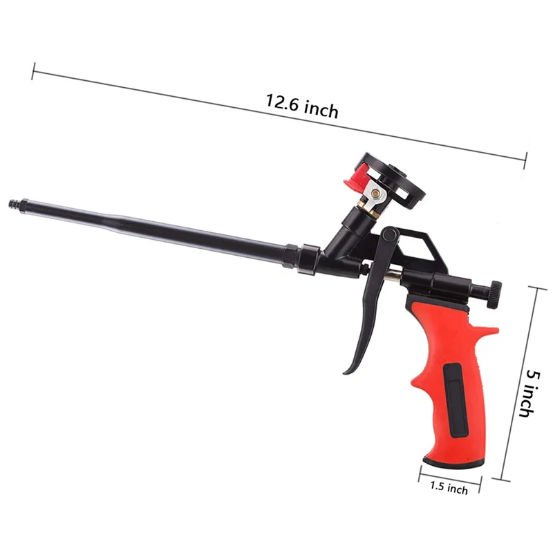 Foam Expanding Spray Gun Foaming Jet Glue Gun Metal Polyurethane Trigger Sprayer Pump Sealant Caulking Tool for House Renovation 2
