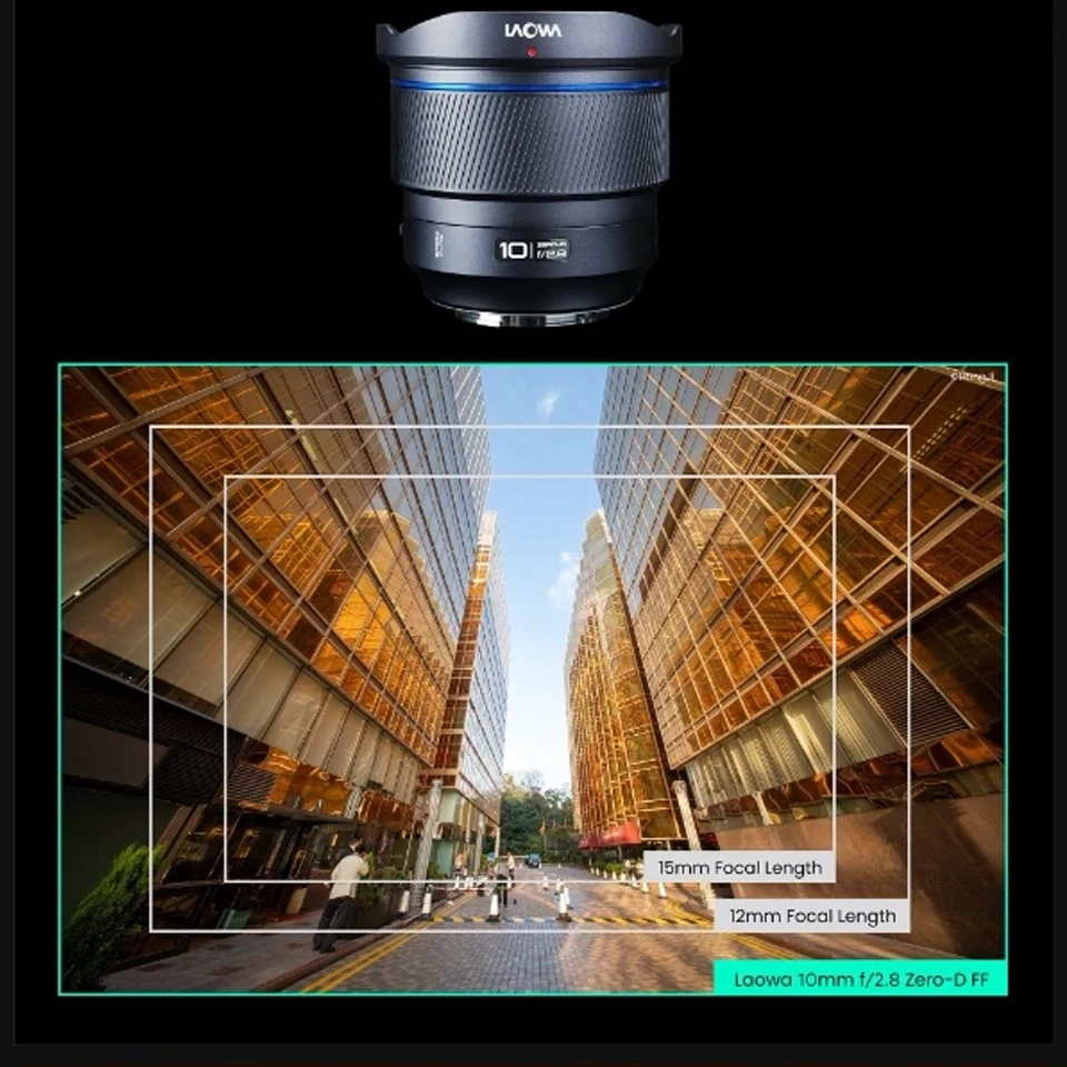 LAOWA 10mm f/2.8 FF C&D-DREAMER RFマウント Lente Venus Optics Laowa 10mm f/2.8 Zero-D FF Autofoco para Sony E