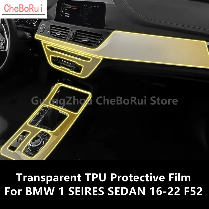 

Для BMW 1 серия седан 16-22 F52 интерьерная центральная консоль автомобиля прозрачная Фотолюминесцентная пленка с защитой от царапин аксессуары для ремонта