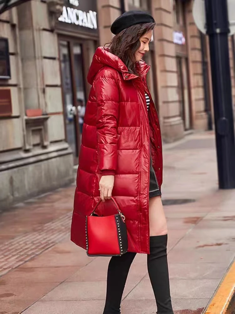 

Jacket for Women Winter Down Jacket Hooded Parkas White Duck Female Thick Warm Coats Woman Clothing