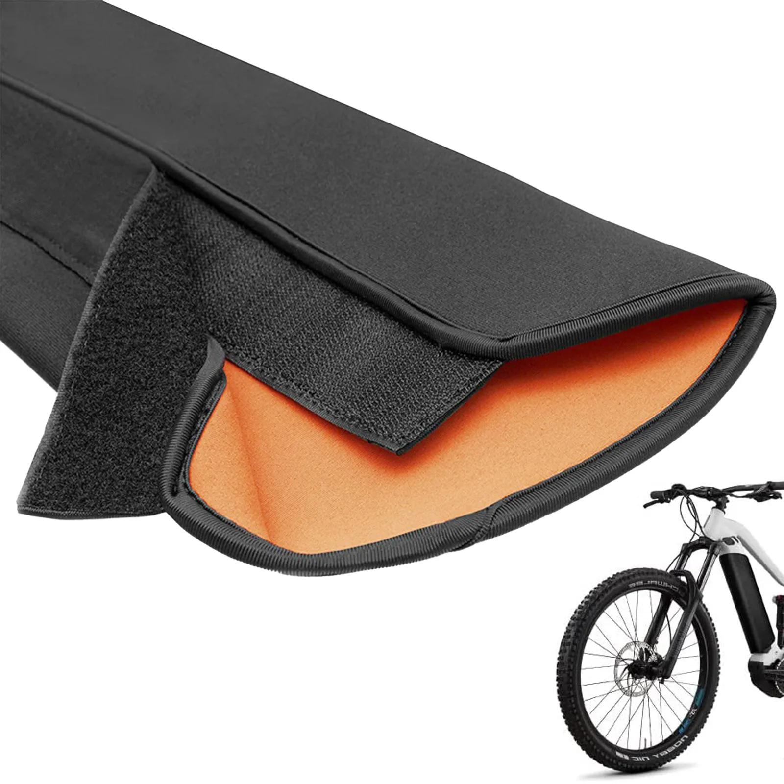 

Brand New Battery Protective Case E-Bike Battery Protection Black+orange Dustproof Elastic Material For Bosch 625 Neoprene