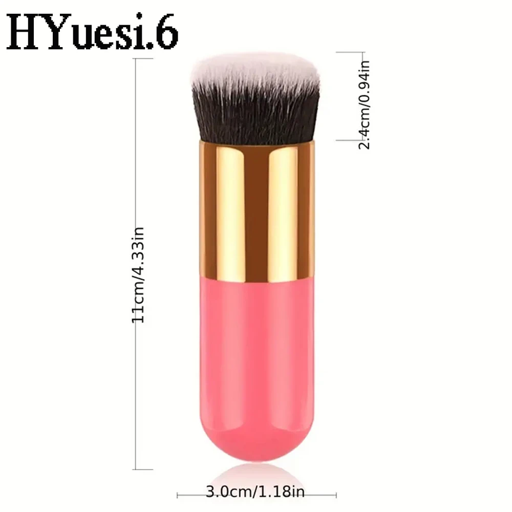 Description Picture 2 of itemProfessional Chubby Kabuki Foundation Brush For BB Cream Blushes Concealer Cosmetic Makeup Tools