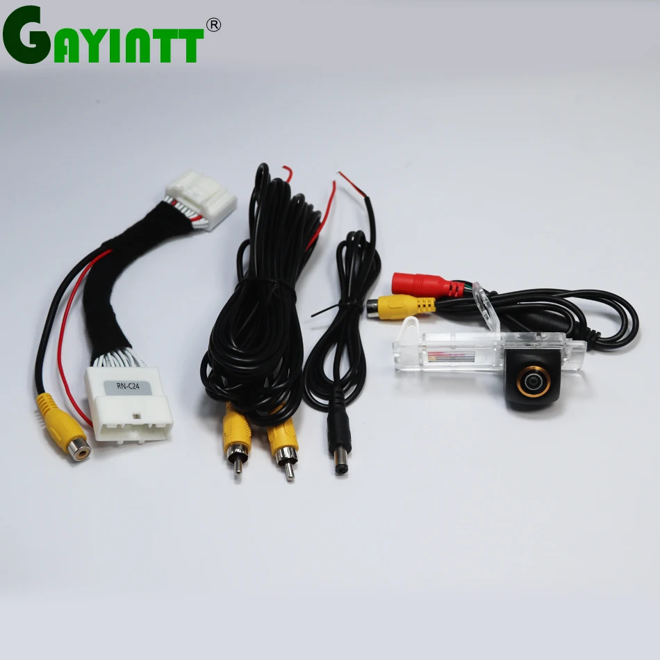 

170 Degree Car Rear View Camera RCA Video Convert Cable RCA Connection Adapter For Renault Original Screen OEM Monitor