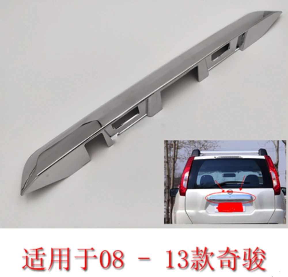 Per Nissan X-Trail Xtrail T31 2008-2013 Abs Cromato Coperchio Del Bagagliaio Posteriore Trim Cover Trim Trunk Coperchio Trim Accessori