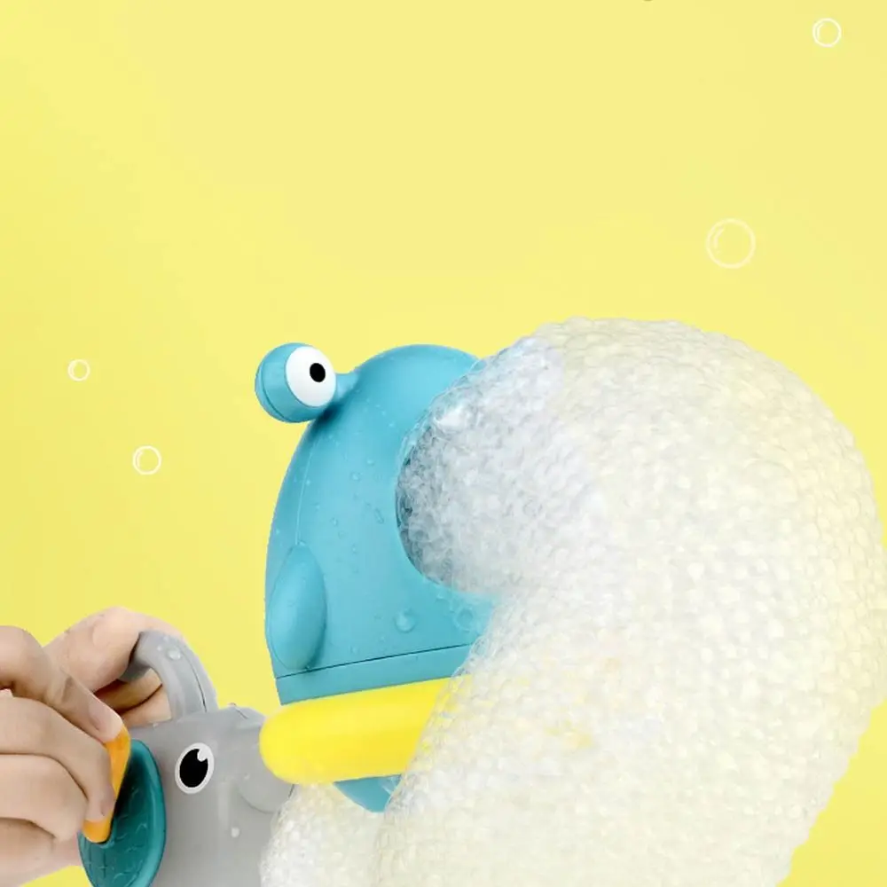 Children Soap Machine Blowing Bubble Bath Aerator Outdoor Foam Maker Cute Cartoon Crab Bathroom Swimming Pool Toy 3