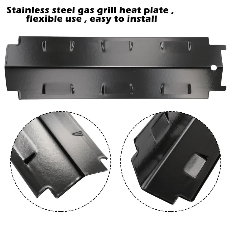 1/2/3/4pcs Adjustable Grill Heat Plate Shield Heat Tent Replacement Parts For BBQ Gas Grill Heat Plate Shield Tent Burner Cover 3