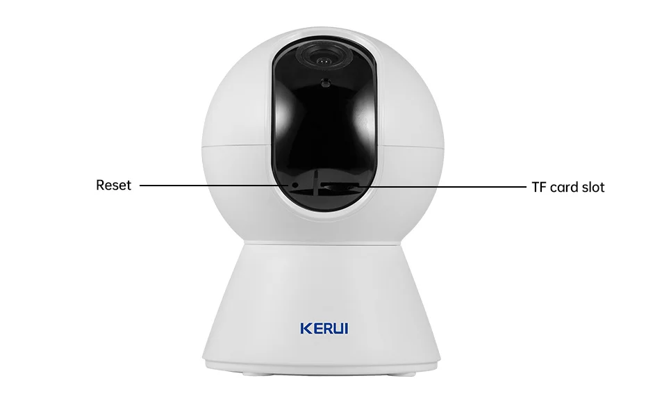 KERUI  HD 300W 1080P Tuya App Indoor Camera Mini Size WiFi IP Camera Home Security WIFI Surveillance Night Vision Motion Alarm best night vision security camera