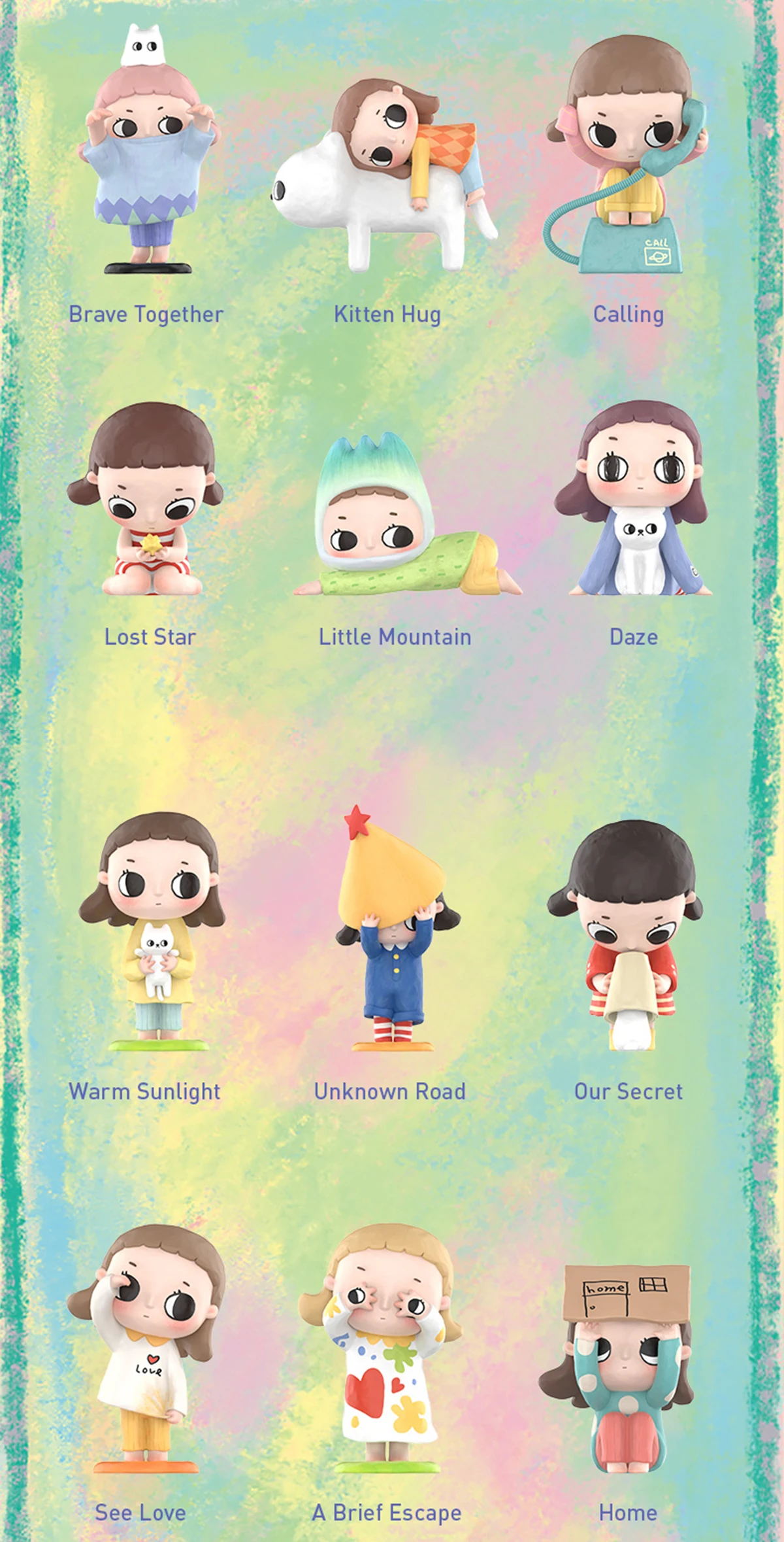 thumbnail image 1 of Pop Mart Nyotas Flauschige Life Series Blind Box Toys Guess Bag Mystery Box Mistery Caixa Action Figure Surpresa Model Birthday, 1 of 5