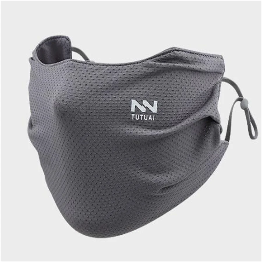 Sunscreen mask men Ice Silk Breathable summer netting Thin protection outdoor riding sunshade mask face mask