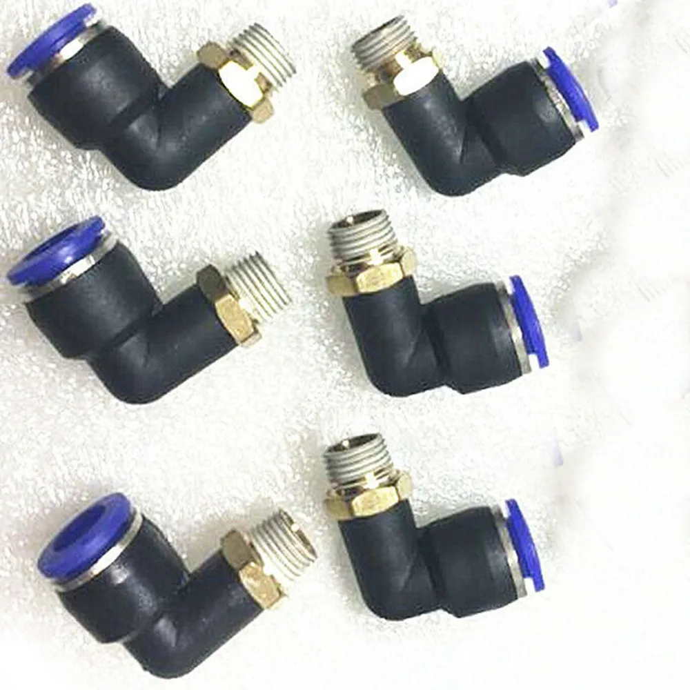 8Pcs 18 L Fit Fitting Connector Tube 8Mm, Ideale Per Cappotti Corghi Tire Changer Machine, Garantisce Un Funzionamento Regolare