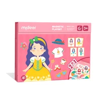 Mideer Magnetic Sticker Puzzle Game Sweet Girl Children's Toys Jigsaw Montessori Educational Intellectual DIY Gift 1