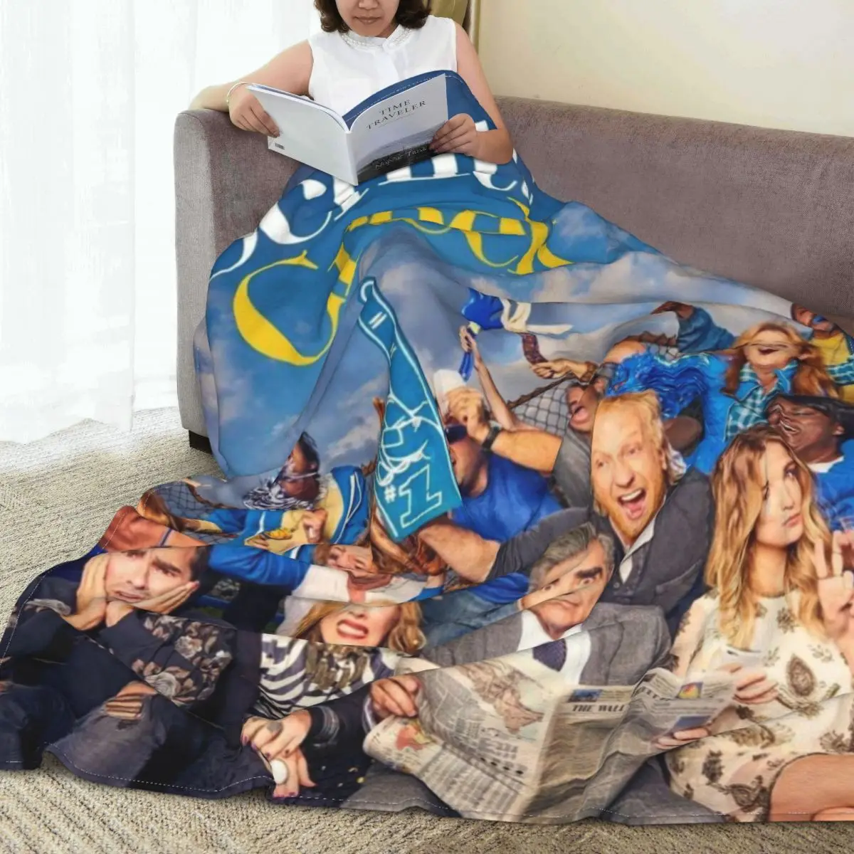 Забавное одеяло S-Schitts для телевидения, Фланелевое постельное белье для путешествий, сверхмягкое покрывало для гостиной на заказ, подарок на день рождения