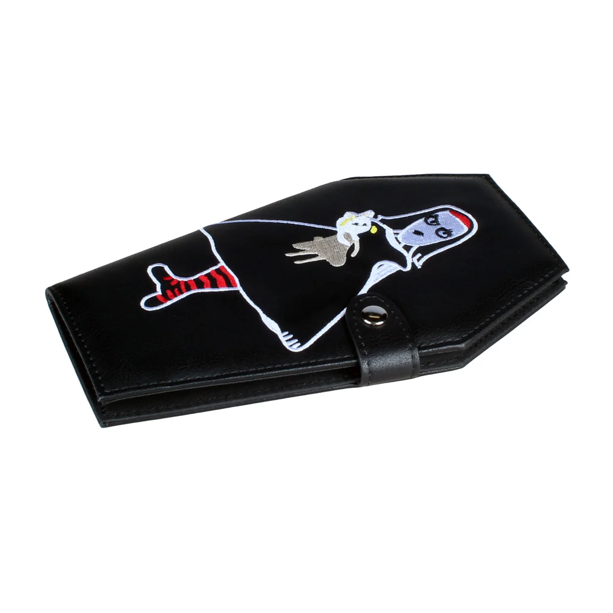 Magical witch wallet, coffin shaped coin purse, Halloween themed party card bag gift