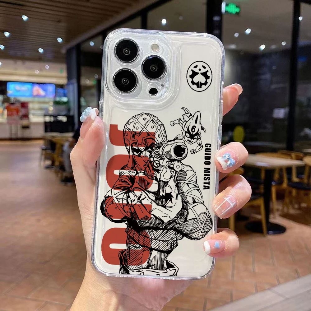 JoJo Bizarre Adventure Soft TPU Transparent Phone Case