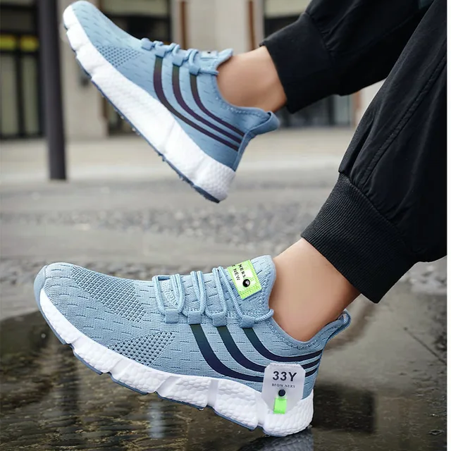 Men Shoes Breathable Classic Running Sneakers for Man Outdoor Light Comfortable Mesh Shoes Slip on Walking ShoesTenis Women 3