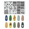 Cute Cartoon Character Stamping Plate Cute Girl dragon phoenix Nail Stamp Plates Small Elf Nail Templates for Nail Art Design 5