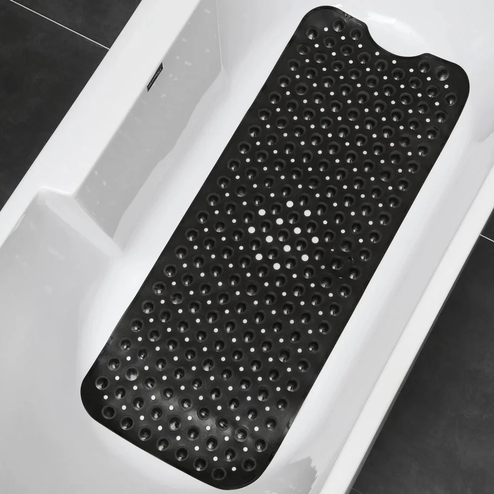 Large Anti-Skid Bathtub Mat with Suction Cups – Non-Slip Soft Surface for Bathroom Safety and Comfort