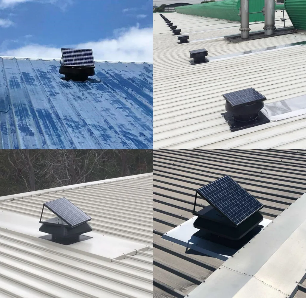 30W Solar Power Attic Inlets Exhaust Turbine Ventilation Fan Roof Heat  Extractor - AliExpress
