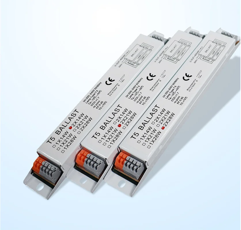 Electronic ballast 220-240V AC 2x54W/2x14W/1x21W/2x21W/2x28W/2x35W/1x54W Wide Voltage T5 Electronic Ballast Fluorescent Lamp Ballasts