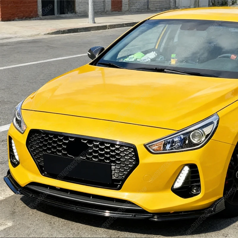 현대 I30N MK3 MK3.5 2017 2018 2019 2020 2021 2022 2023 2024 자동차 프론트 범퍼 립 스포일러 스플리터 바디 개조 키트