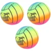 3 Pcs Ball Child Bouncy Balls Mini Footballs for Kids Inflatable Soccer Flaping Kickball 1