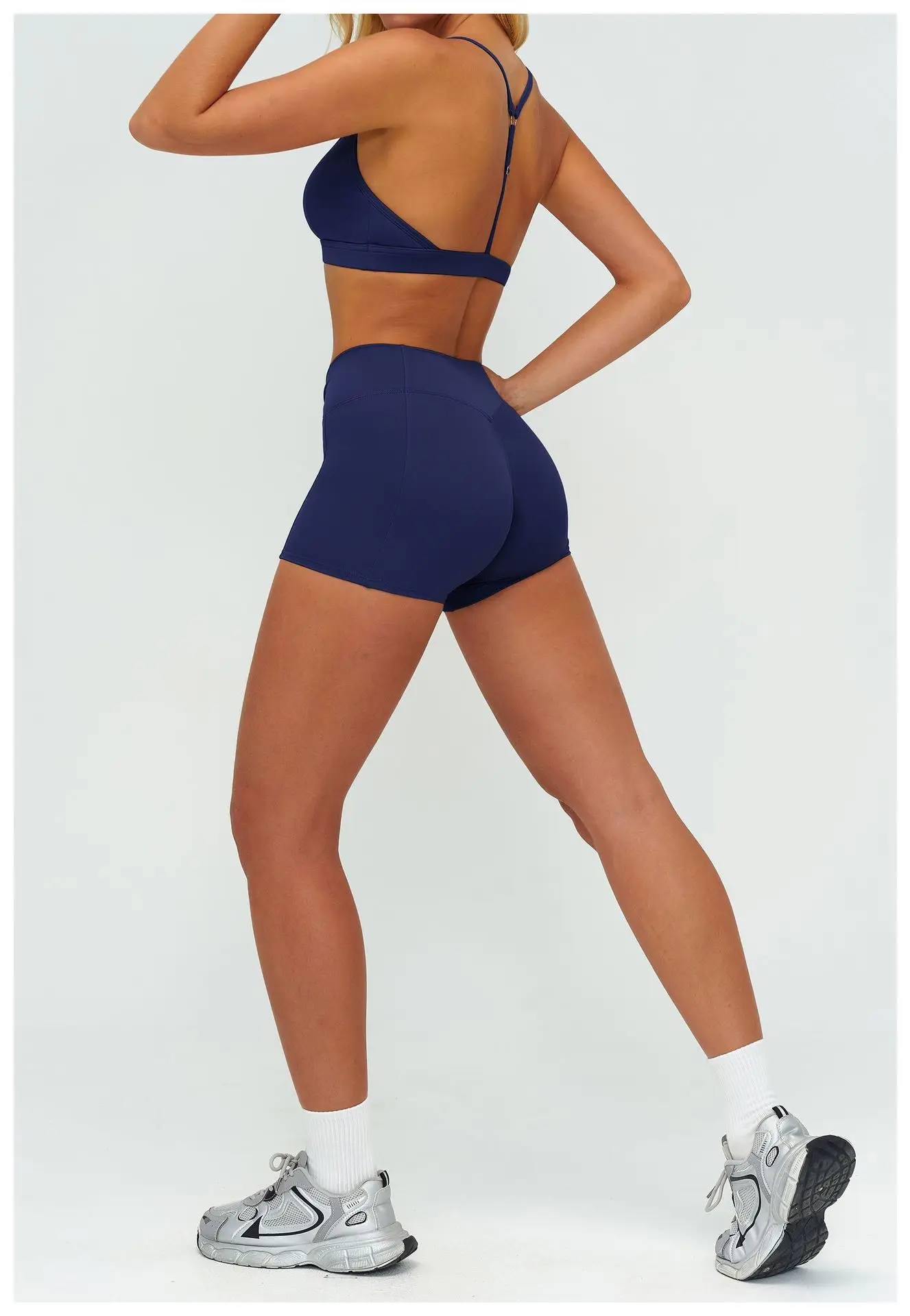 Women Yoga Shorts High Waist Workout Cycling Shorts Push Up Fitness Yoga Lift Butt Fitness Ladies Yoga Gym Running Short Pants 19 Se73295869de448e6b635ded7790445f5r