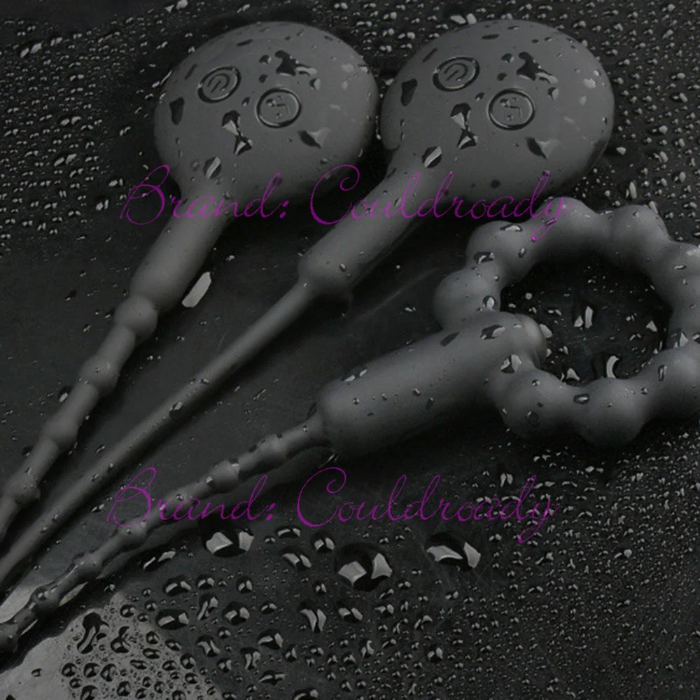 Male Masturbator Urethral Plug Multi Frequency Vibrating Penis Sounding Catheter Urethra Vibrator Stimulator Sex Toys