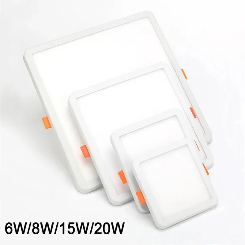 Energy-Efficient LED Ceiling Panel Light with Integrated Driver
