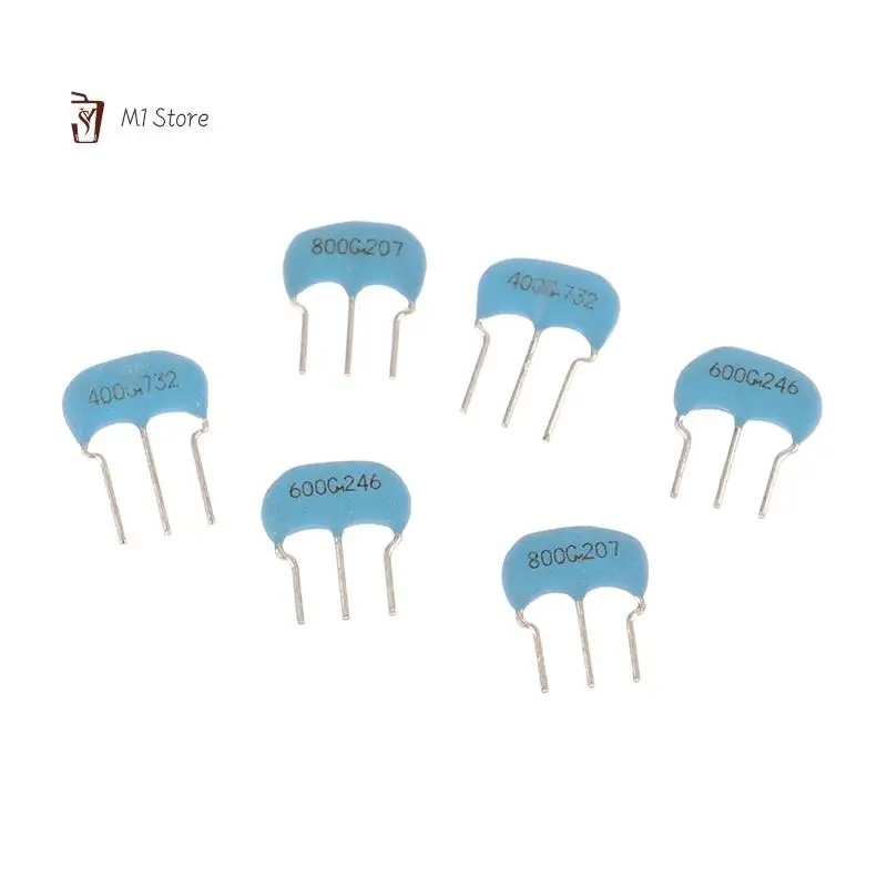 

10Pcs CSTLS8M00G53-B0 4M 6M 8M 10M 16M 20MHZ Murata In-line Ceramic Crystal Oscillator DIP-3