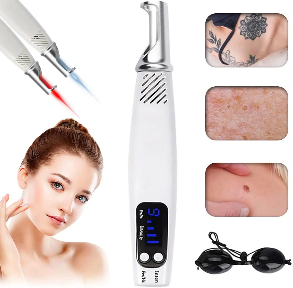Picosecond Laser Pen Light Therapy Tattoo Scar Mole Freckle Removal Dark Spot Remover Machine Skin Care Beauty Device Neatcell