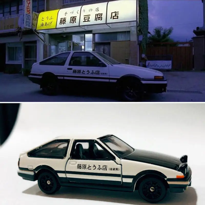 TOMY Initial D Toyota AE86 Supra RX7 GTR Alloy Car Diecasts & Toy Vehicles Car Model Miniature Scale Model Car For Children 5