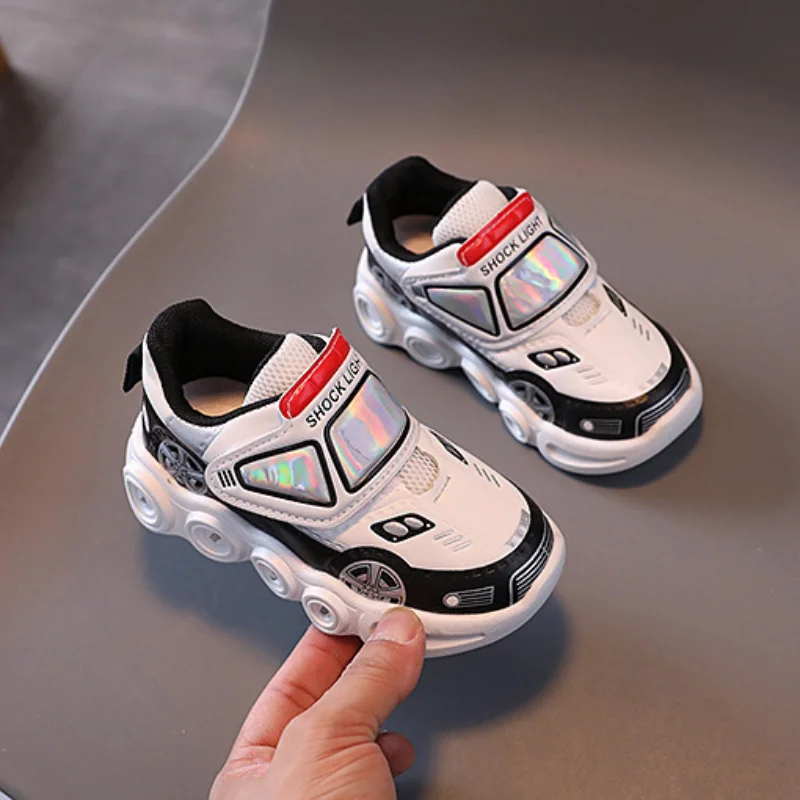 Sports Shoes Kids Sneakers Kids Shoes Kids Sports Shoes Kids Flats Children Non-slip Sneakers Boys Girls Soft Bottom Flats Toddler Breathable Walking