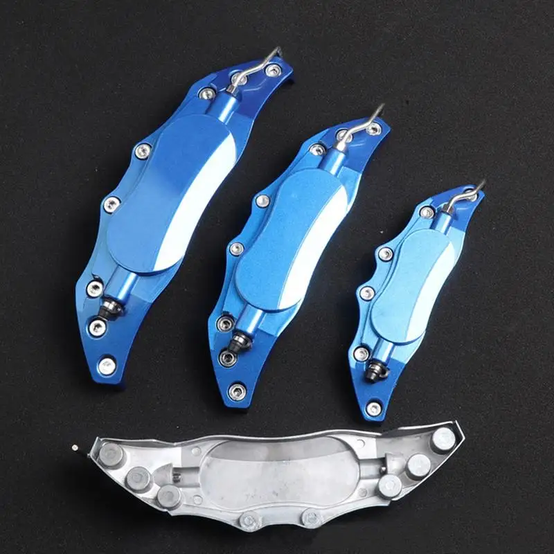 

Aluminum Alloy Car Caliper Cover Universal Disc Brake Caliper Fake Covers Safely Protect Car Brake Calipers Easy To Assembly