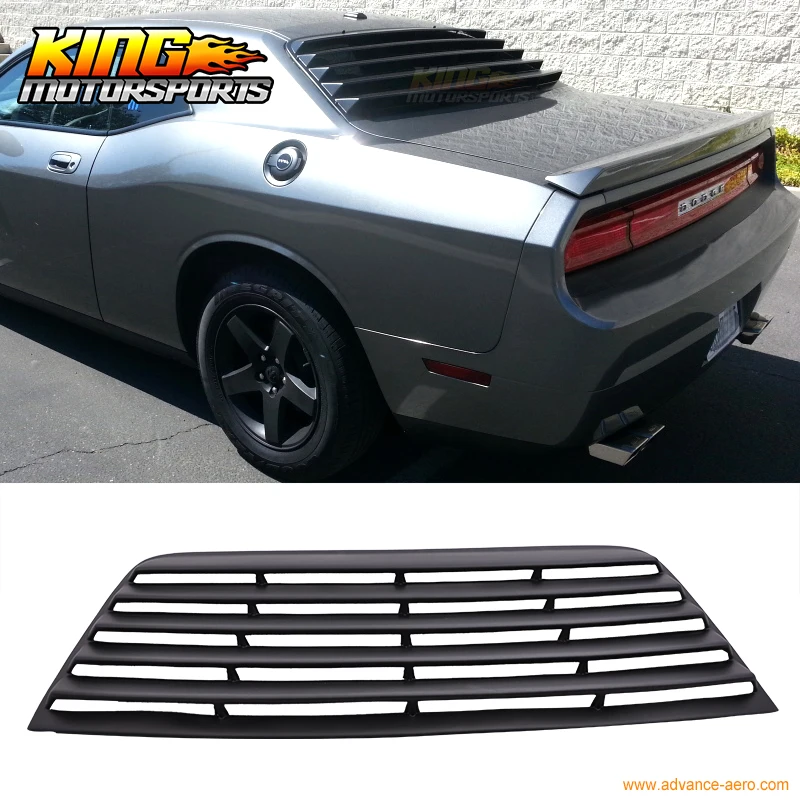 Window Louvers Mach Speed ABS Rear Window Louver 20082013 Dodge