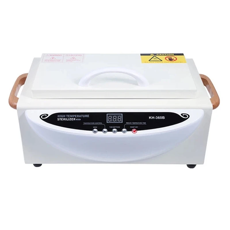 Nail Art Tools Nail Tool Sterilizer Manicure Tool Disinfection Box Electric Disinfection Box High Temperature Dry Heat Sterilization Box Small Disinfection Cabinet Nail Disinfection Tool Spa Salon Beauty Spa Equipment