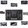 30 Inch Gas Cooktop, 5 Burners Built-in Gas Stovetop Stainless Steel Convertible Gas Stove Dual Fuel Sealed Gas Hob - Black 4
