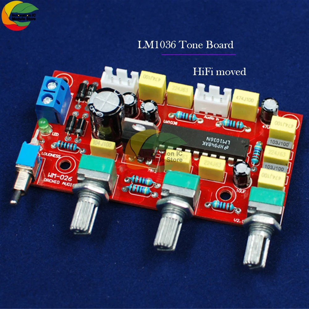LM1036HIFIPowerAmplifierPreamplifierVolumeEqualizationControl