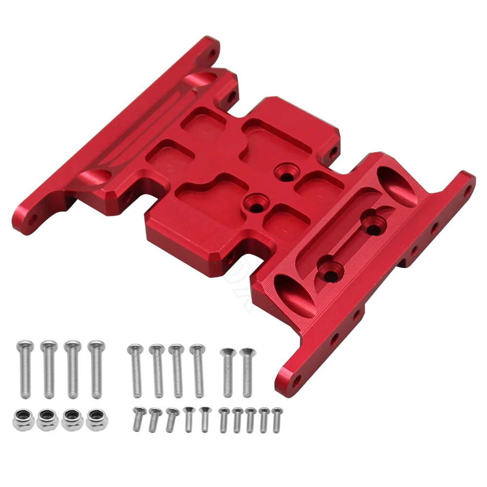 AXspeed CNC Center Skid Plate Aus Aluminium, Schwarz – Upgrade Für Axial SCX10 Capra 1/10 RC Auto, Ersatz Für Original