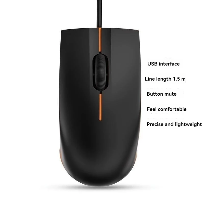 USB Mouse Wired Gaming 1000 DPI Optical 3 Buttons Game Mouse Mice For PC Laptop Computer E-sports 1M Cable USB Gamer