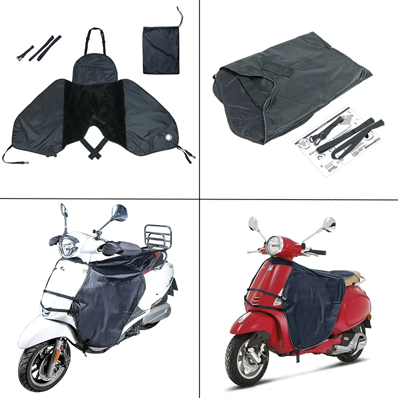

Unisex Universal Windproof Scooter Leg Cover Winter Motorcycle Knee Protector Warmer Plush Blanket Reflective Rain-proof Quilt