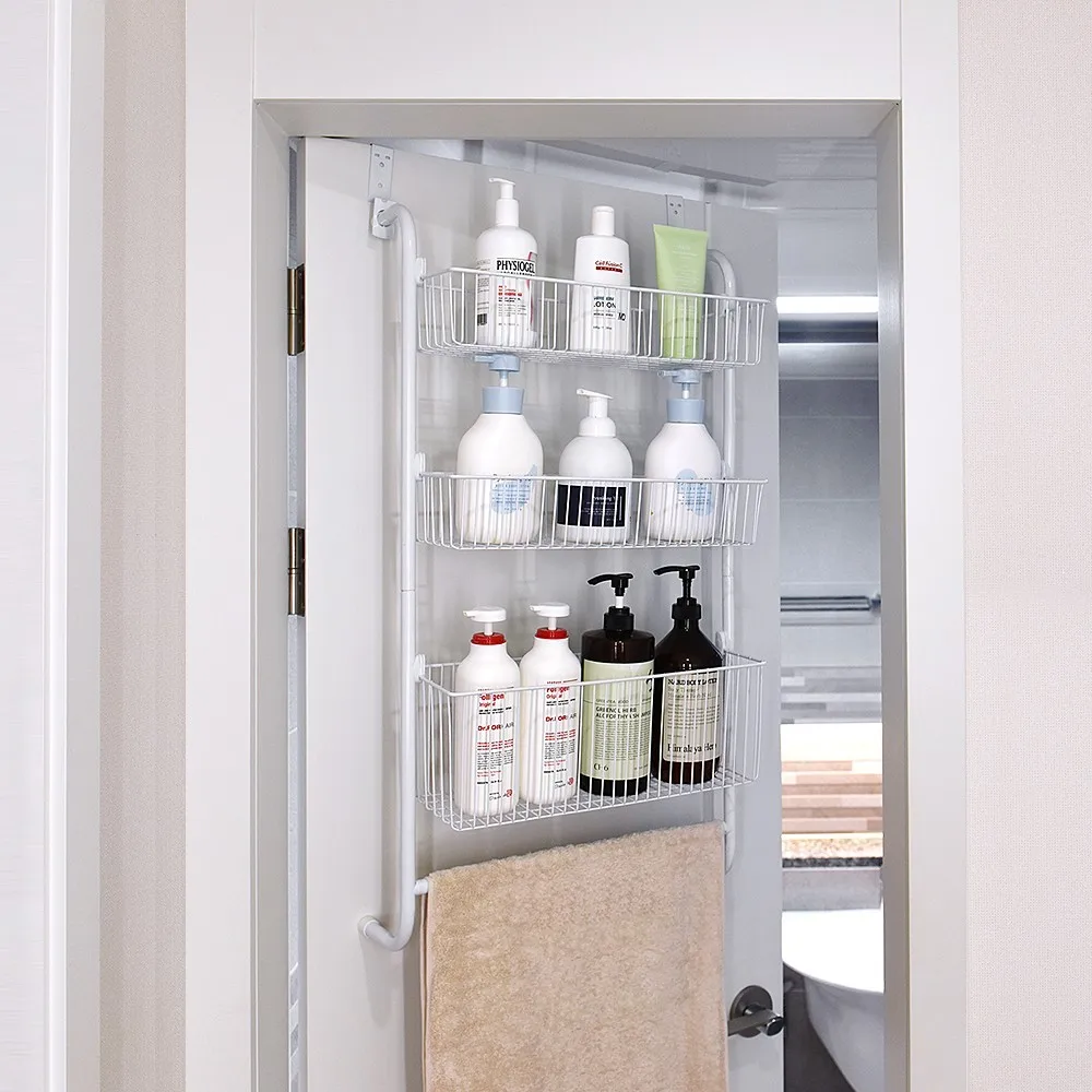 노바리빙 와이어 3단 다용도 문걸이 선반 수납 간편 DIY 철제선반 - AliExpress 15