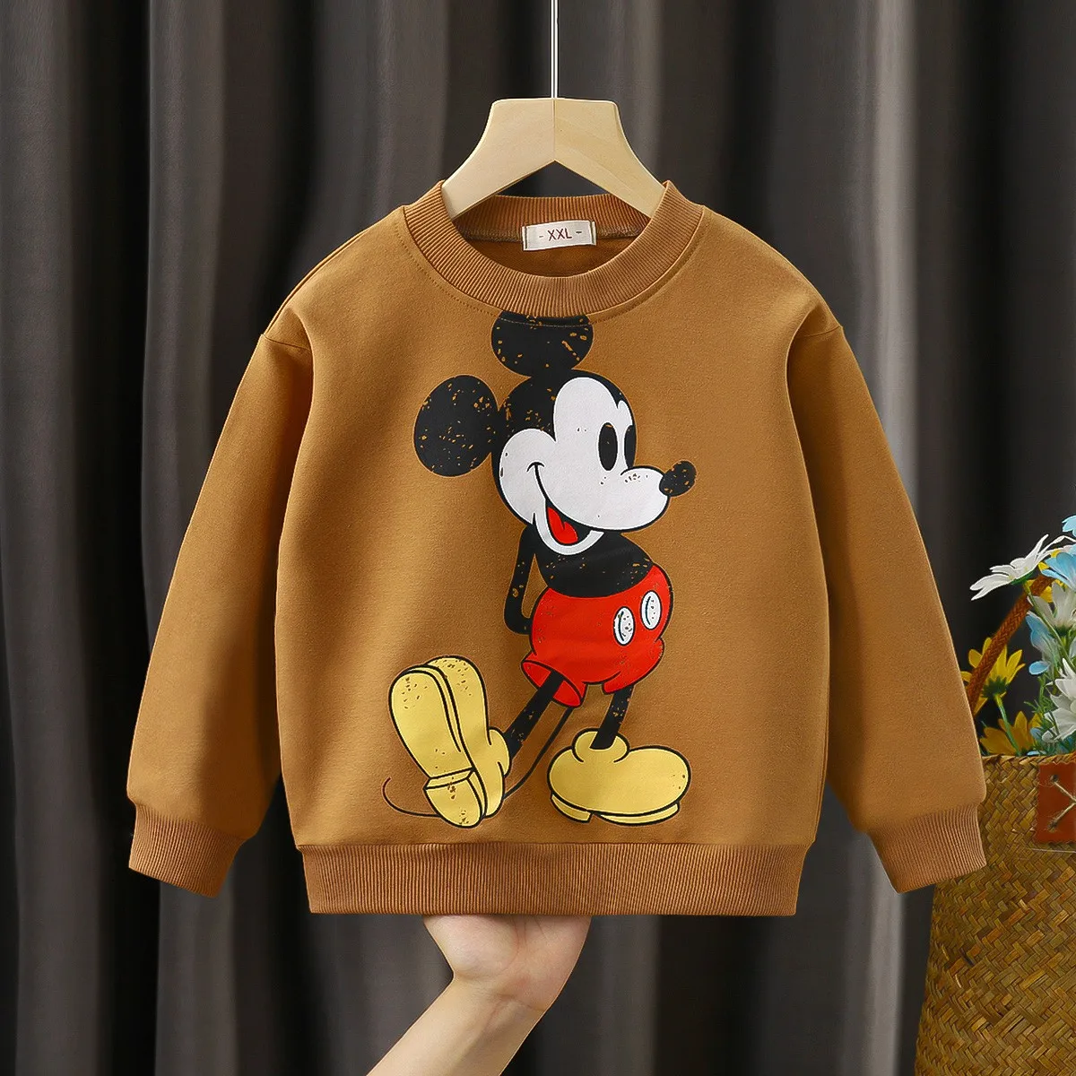 Children's Sweatshirt Mickey Mouse Brand Clothing Baby Boys Girls Long Sleeve Pullover Toddler Sweater Autumn Hoodie Clothes children sweater hooded sweatshirt children hoodie toddler sweatshirt children sweatshirt children top pullover hoodie