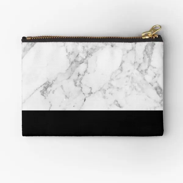 

Black Marble Zipper Pouches Pure Storage Packaging Bag Wallet Panties Money Coin Cosmetic Small Pocket Key Men Women Underwear