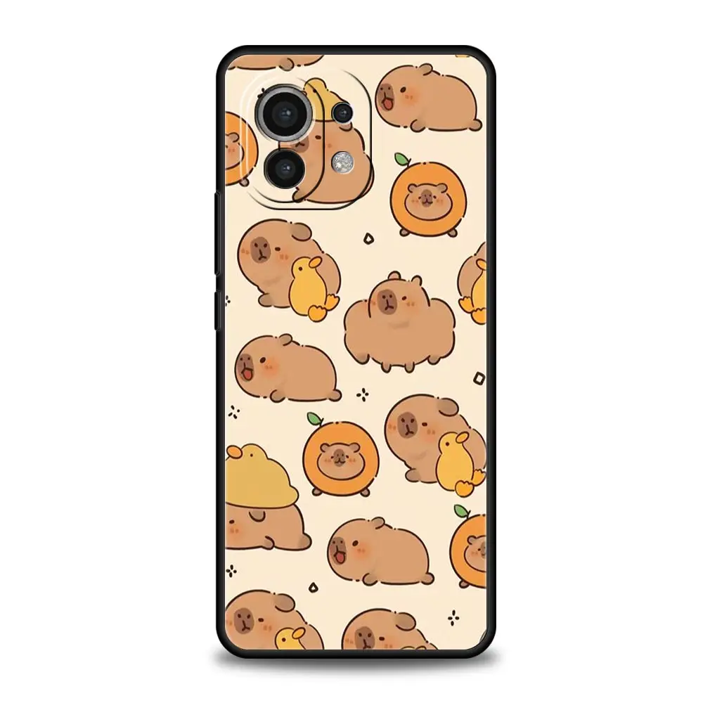 Capybara Couple Cartoon Soft Phone Case Cover