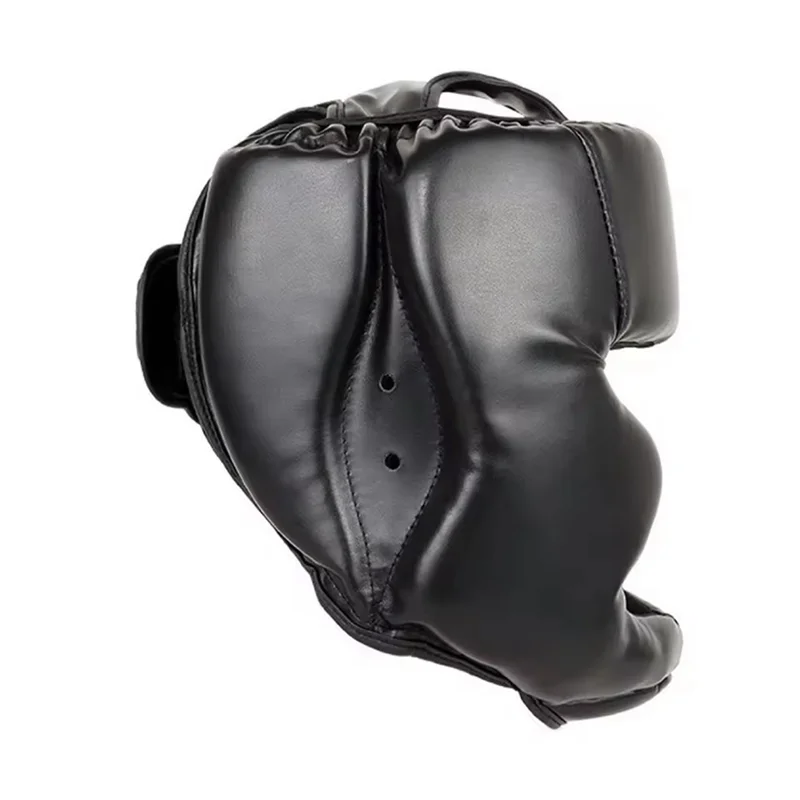 ELOS-Full Face Boxing Headgear Adjustable Head Guard Karate Muay Thai Training Protection Boxing Headgear