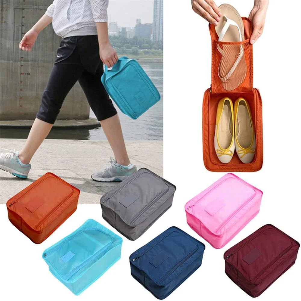 Waterproof Travel Shoes Storage Bag Clothing Organizer Convenient Zip Lock Sorting Pouch Foldable Underwear Socks Packing Item